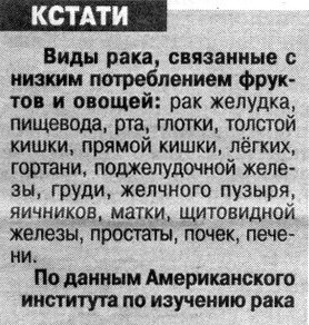 виды рака